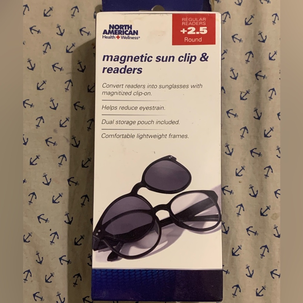 North American health and wellness  Magnetic Sun Clip & Readers